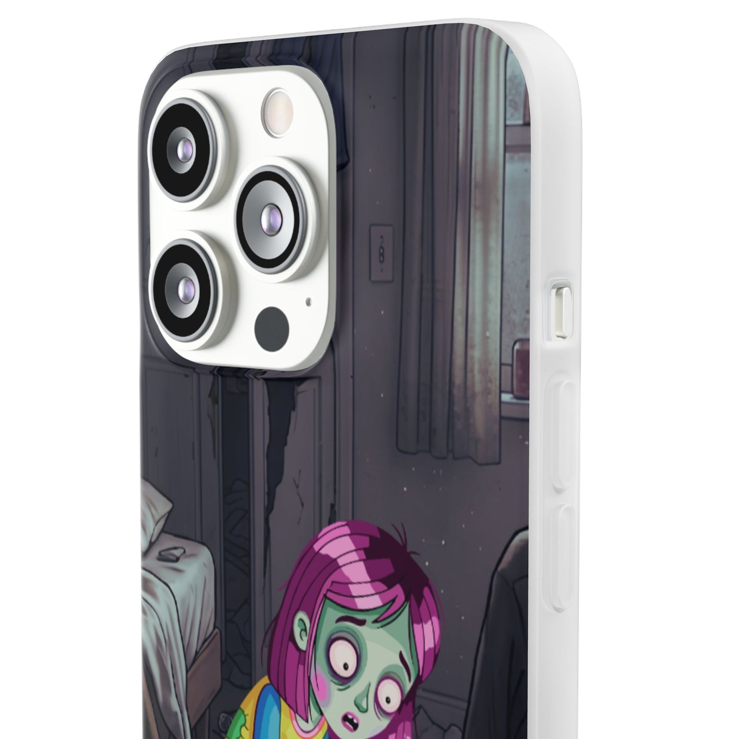 Zombie Girl Phone Case — Cute Creepy Cartoon Phone Cover