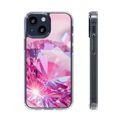 Clear Phone Case – Pink Ice