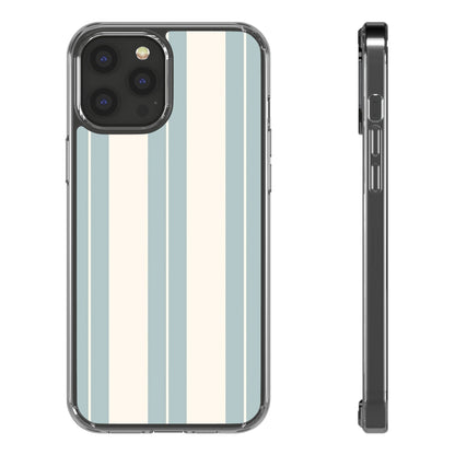 Clear Phone Case – Coastal Stripe