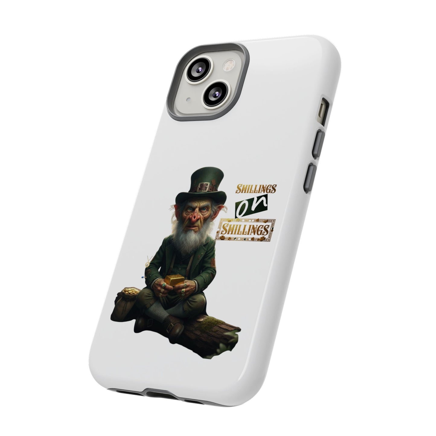 Protective Phone Case – Leprechaun “Shillings on Shillings” Print