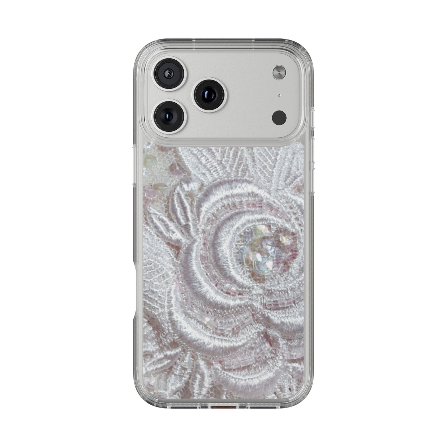 Clear Phone Case – Lace Veil