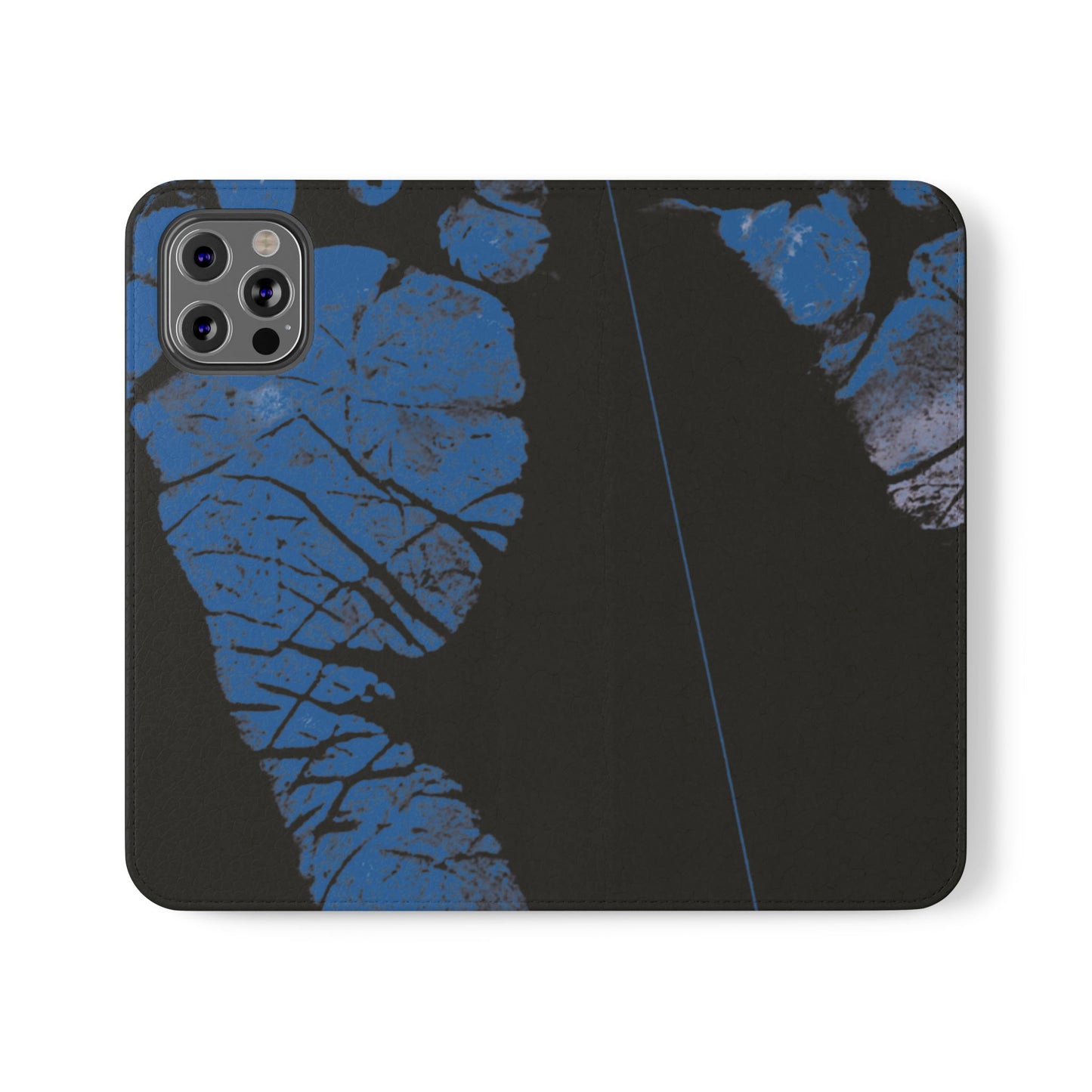 Flip Case – Mom’s Little Blue Footprints