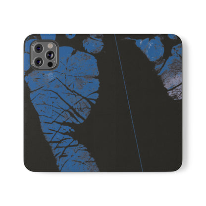 Flip Case – Mom’s Little Blue Footprints