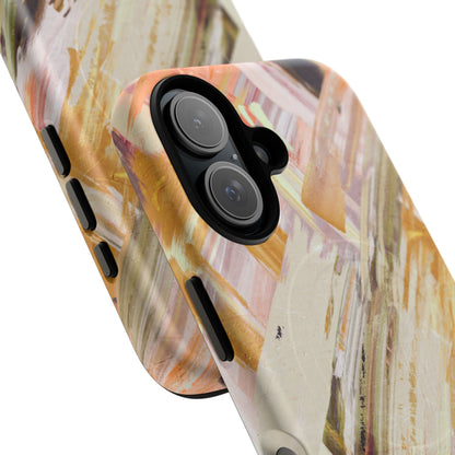 Protective Magnetic Phone Case – Brush & Bronze