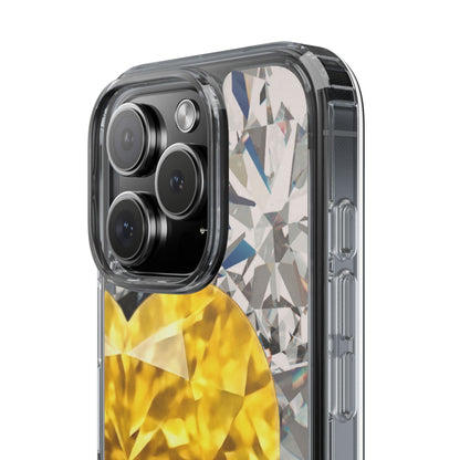 Clear Phone Case – Heart of Gold