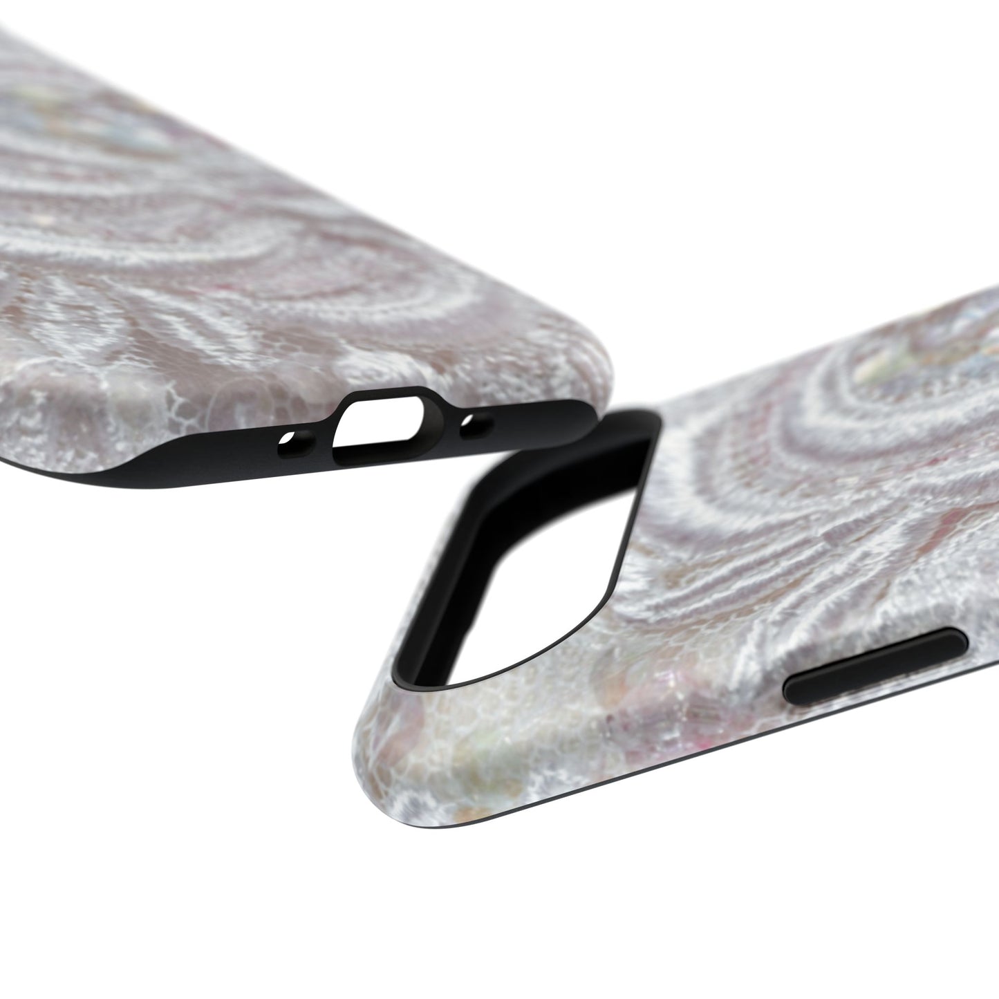 Impact-Resistant Phone Case – Lace Veil