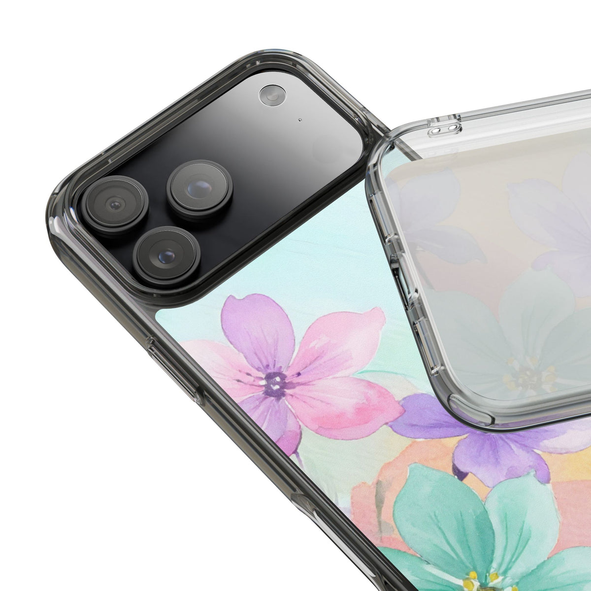 Clear Phone Case – Water Petal