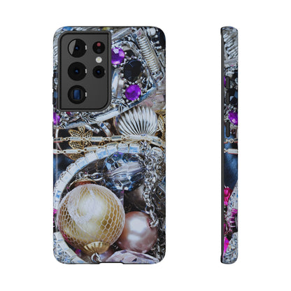 Impact-Resistant Phone Case – Chrome Jewel