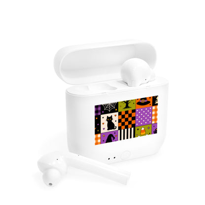 Wireless Earbuds – Spooky Patchwork