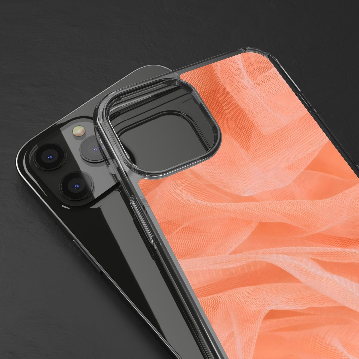Clear Phone Case – Coral Veil