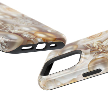 Impact-Resistant Phone Case – Ivory Opulence