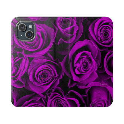 Flip Case – Amethyst Roses