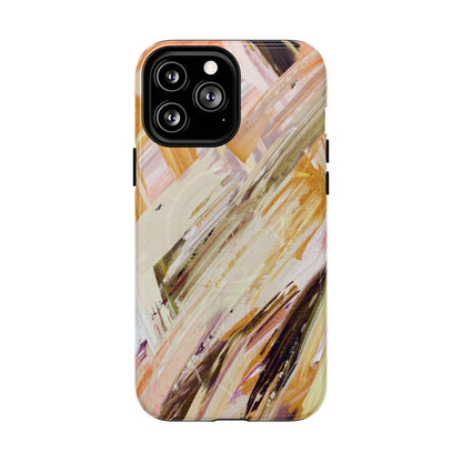 Protective Magnetic Phone Case – Brush & Bronze