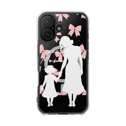 Clear Magnetic Phone Case – Best Mom: My Little Girl