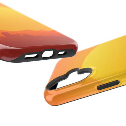 Wireless-Charging Compatible Case – Desert Sunrise