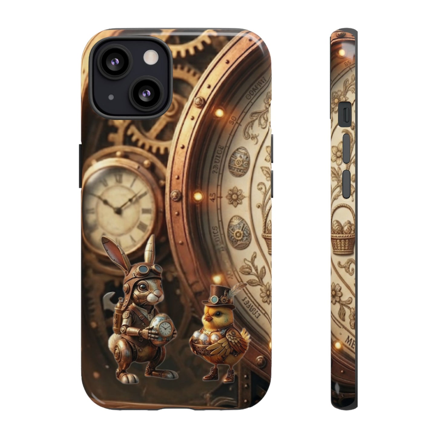 Protective Phone Case – Clockwork Cottontail
