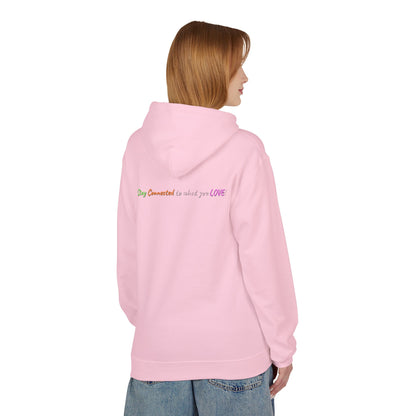 Midweight Fleece Hoodie – 215 Connected Logo Relaxed Fit