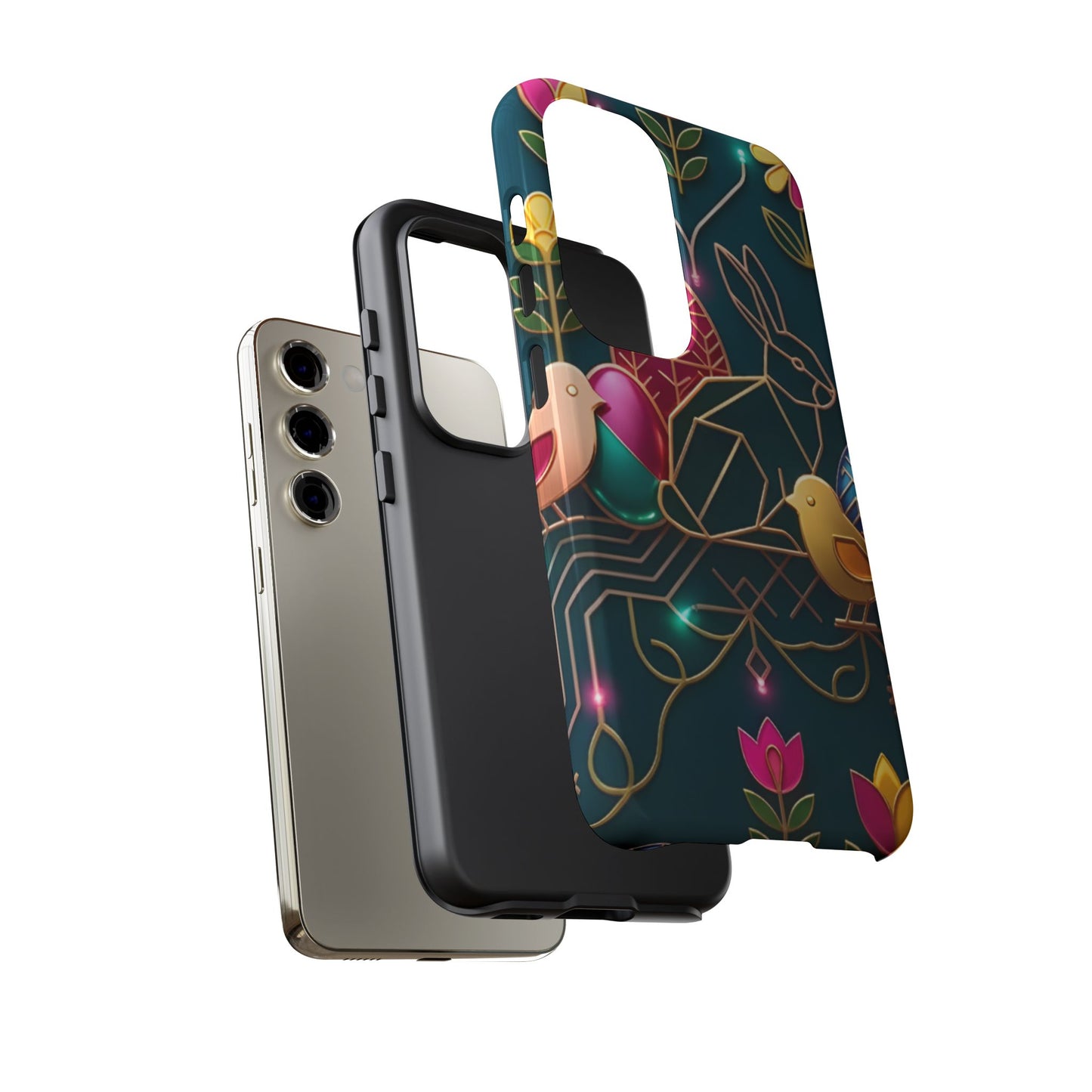Protective Phone Case – Jeweled Garden
