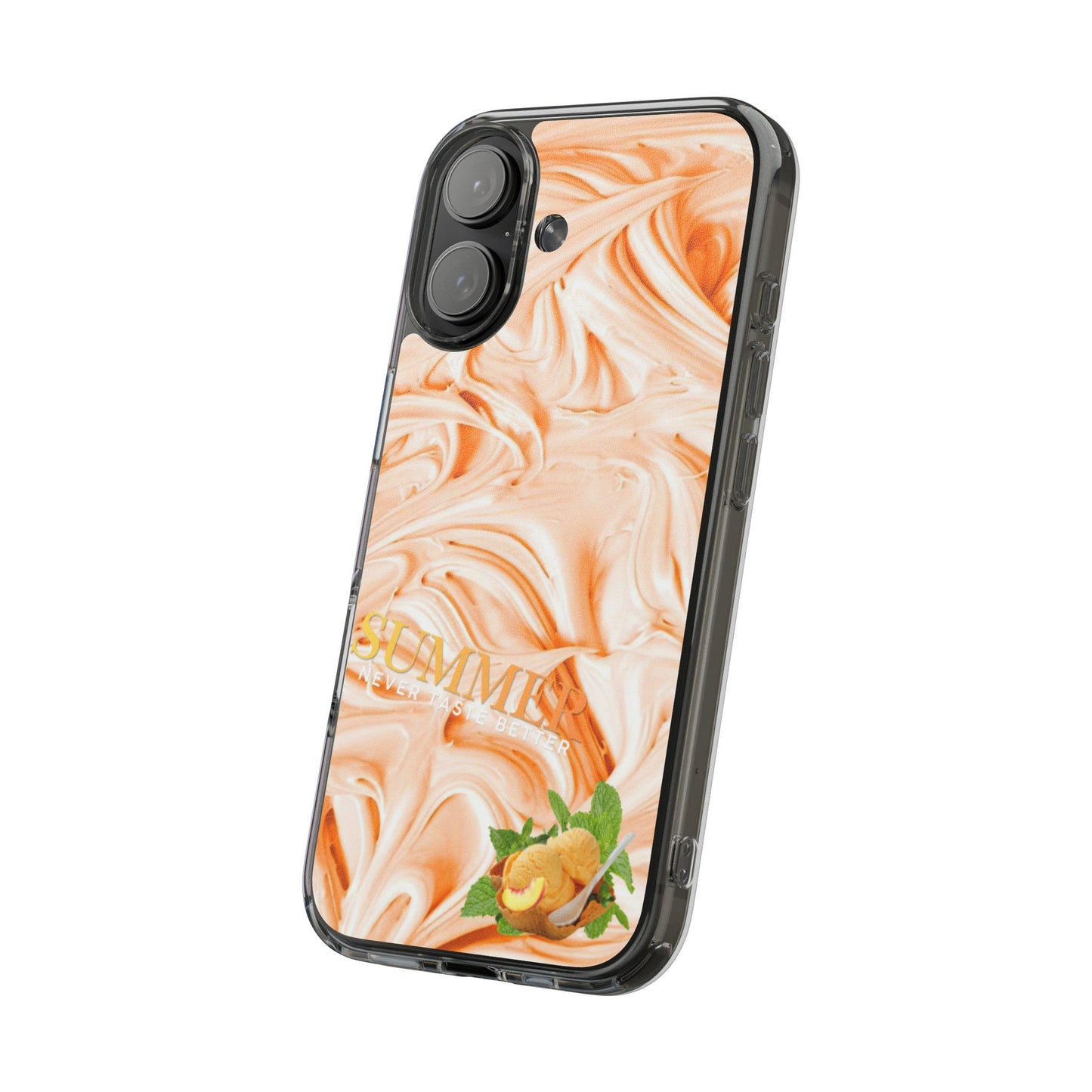 Clear Phone Case – Peach Sorbet