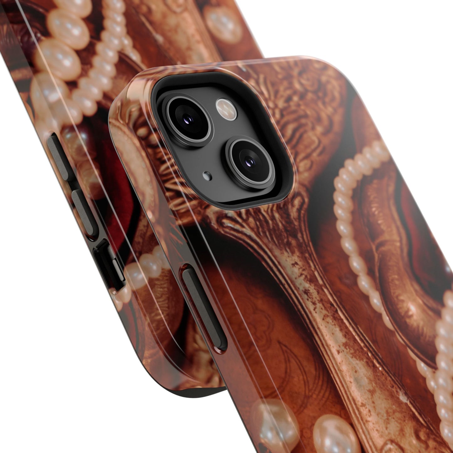 Impact-Resistant Phone Case – Bronze Vanity