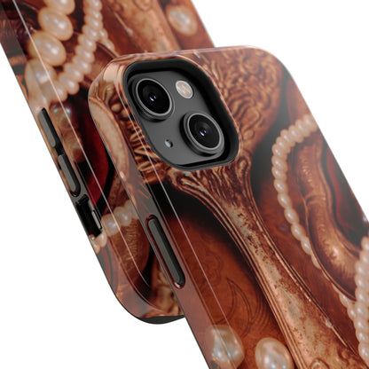 Impact-Resistant Phone Case – Bronze Vanity