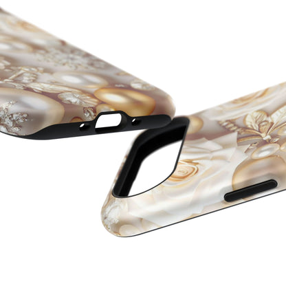 Impact-Resistant Phone Case – Ivory Opulence
