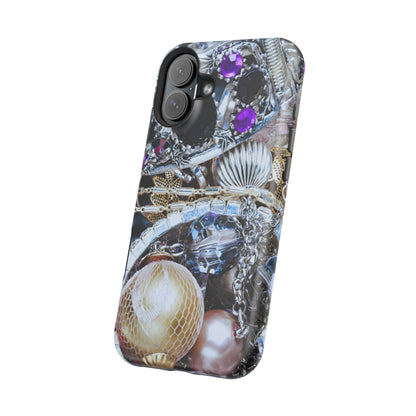 Wireless-Charging Compatible Case – Chrome Jewel