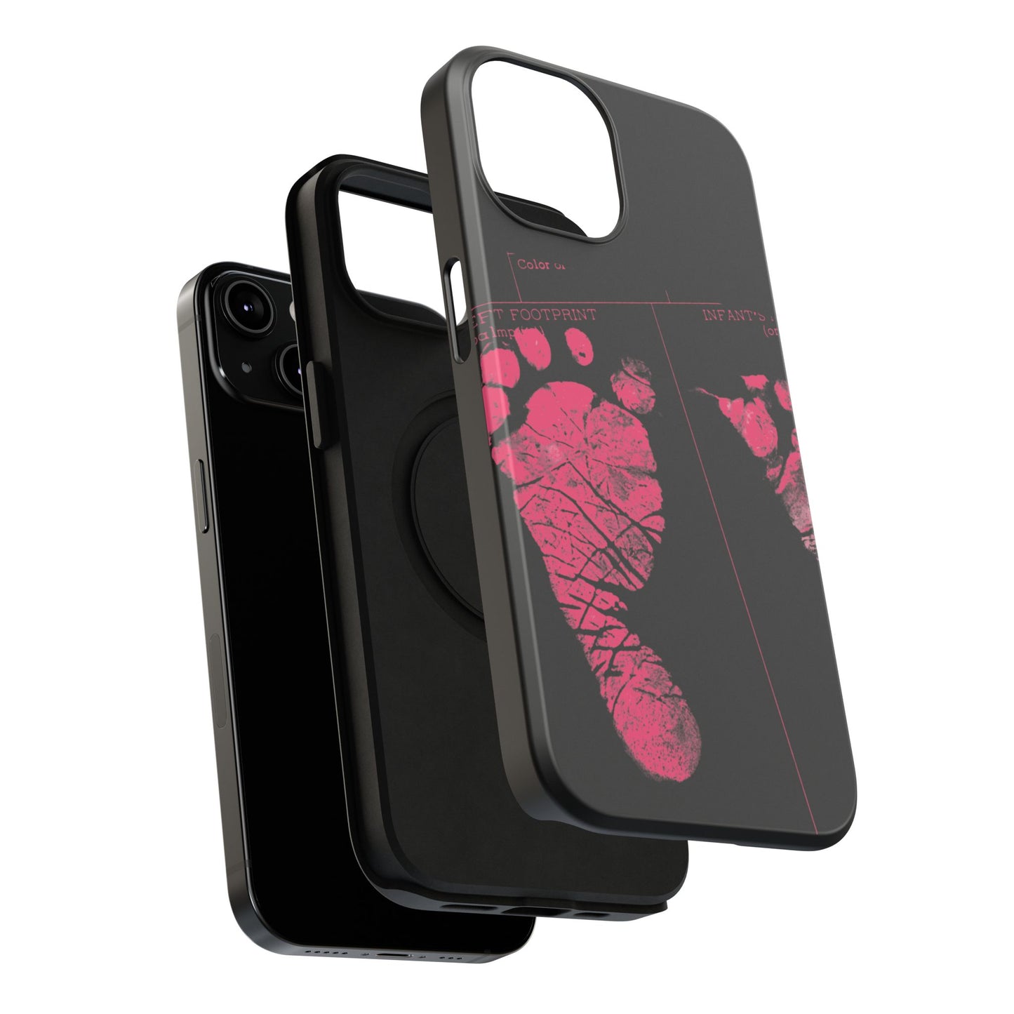 Wireless-Charging Compatible Case – Mom’s Little Pink Footprints