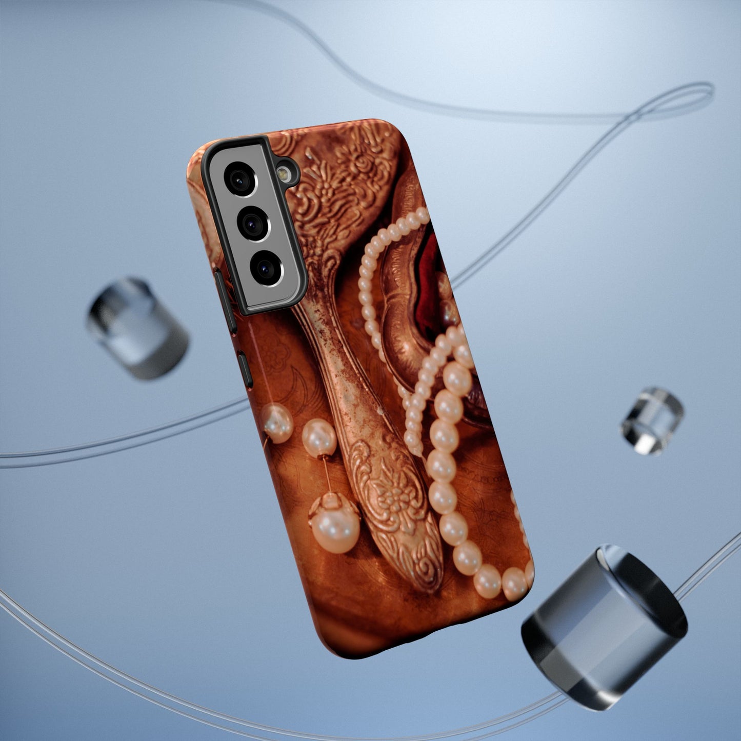 Impact-Resistant Phone Case – Bronze Vanity