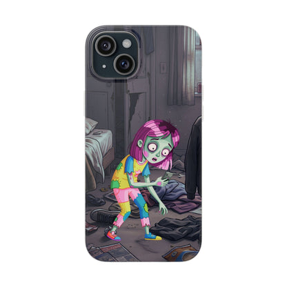 Zombie Girl Phone Case — Cute Creepy Cartoon Phone Cover