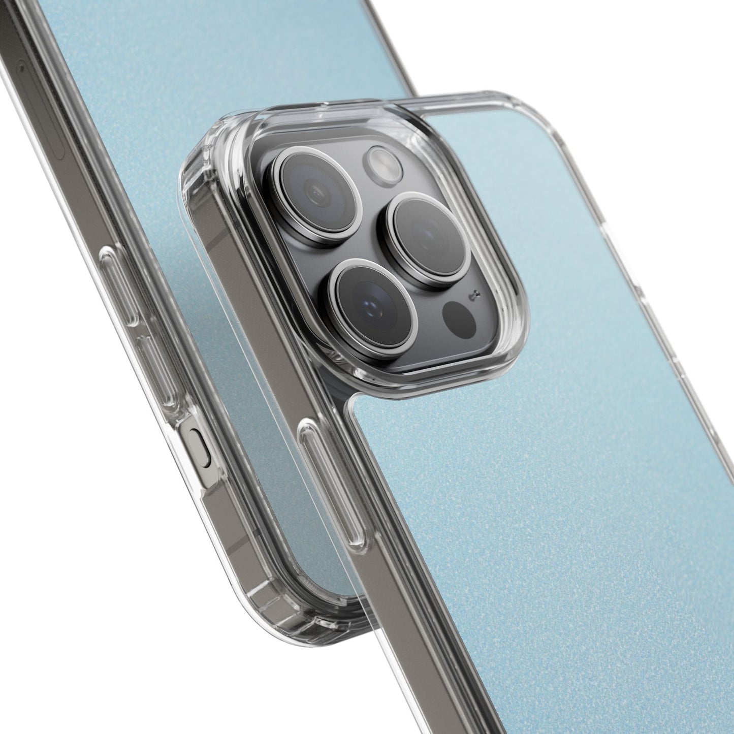 Clear Phone Case – Blue Whisper