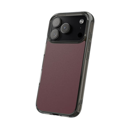 Clear Phone Case – Mulled Wine – Compatible with iPhone 13–17 & Samsung Galaxy S25–S26 Series