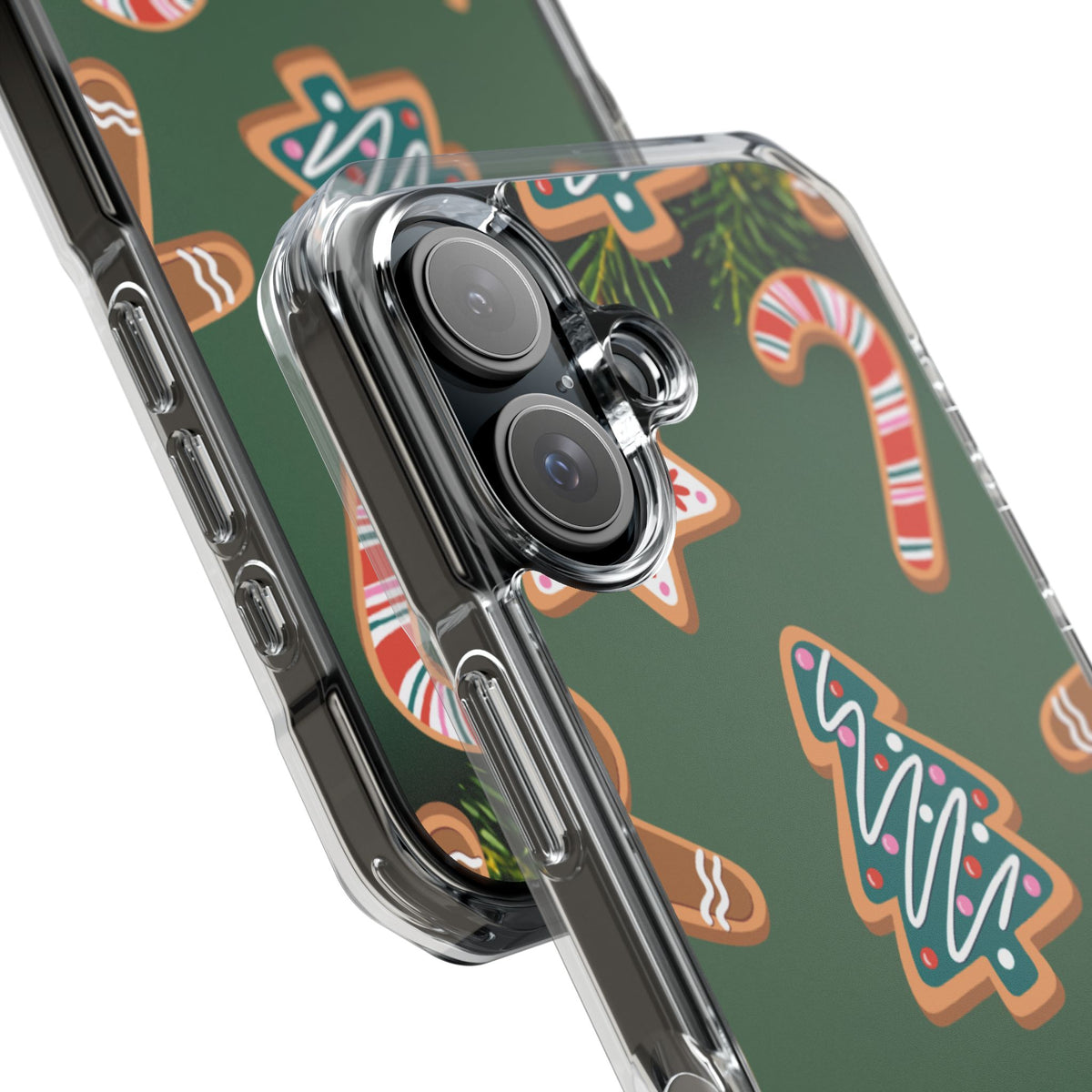 Clear Magnetic Phone Case – Cookie Season – Compatible with iPhone 14–17 Series