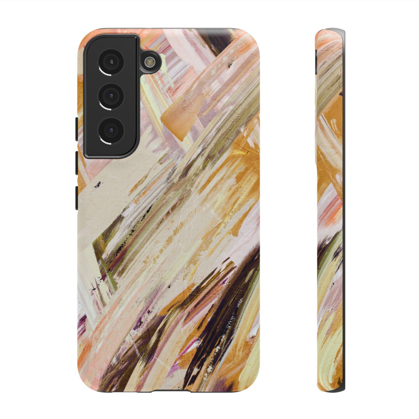 Protective Phone Case – Brush & Bronze