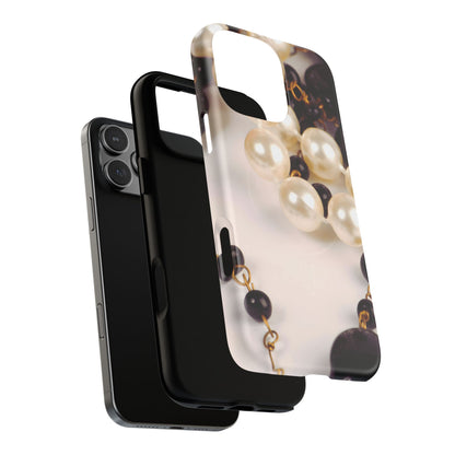 Protective Magnetic Phone Case – Noir Pearl