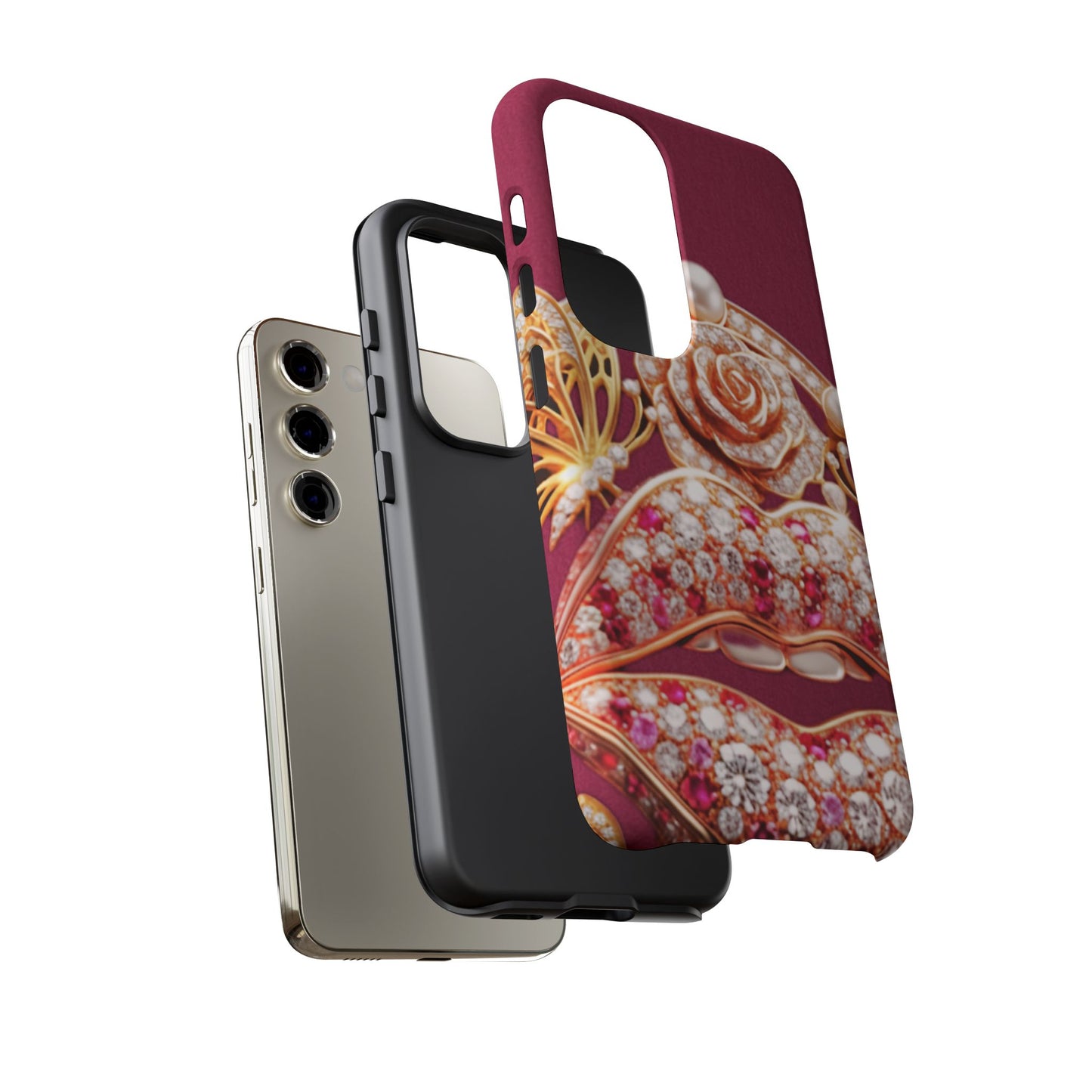 Protective Phone Case – Kiss of Gold