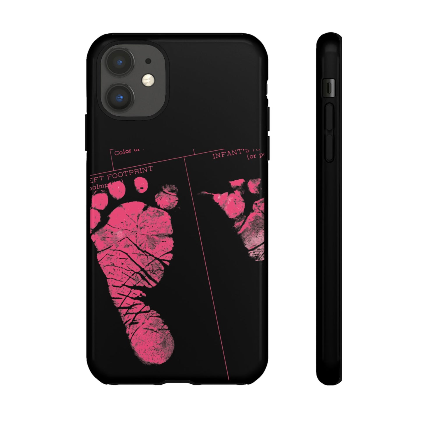 Protective Phone Case – Mom’s Little Pink Footprints