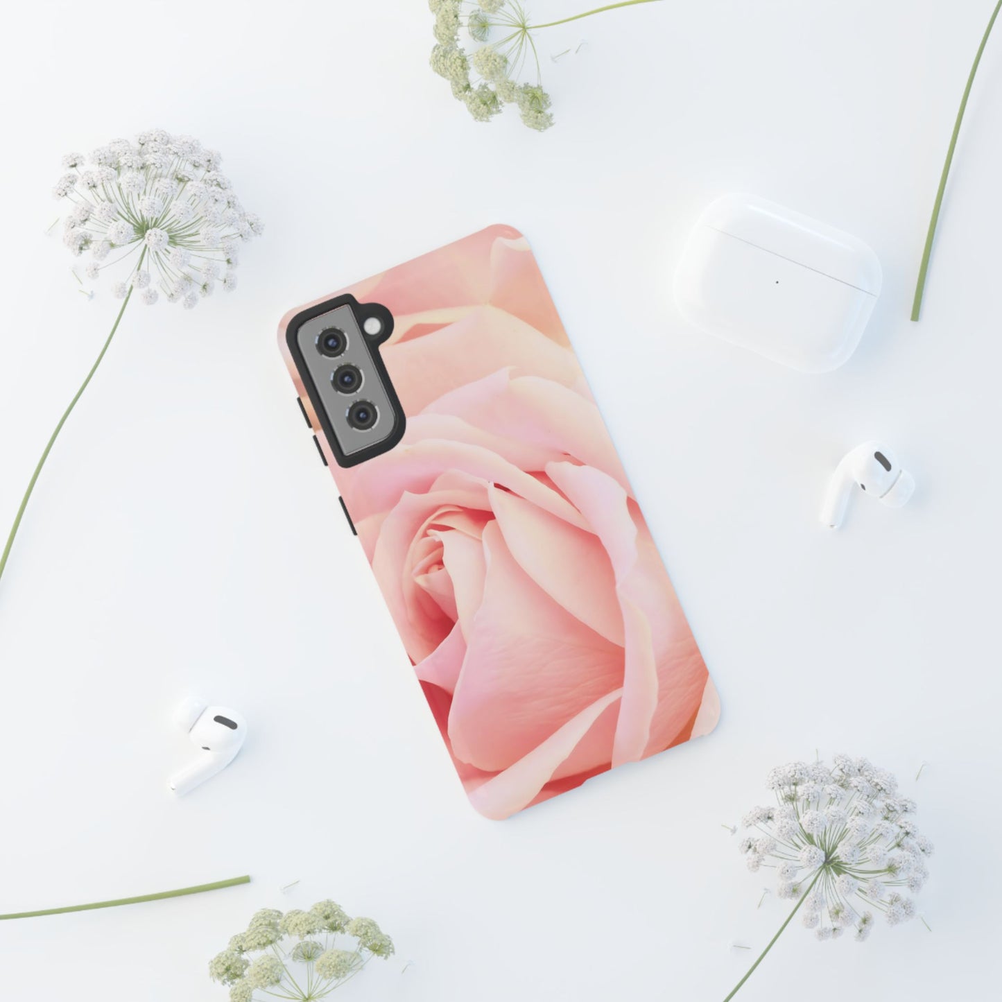 Protective Phone Case – A Mother’s Rose Embrace