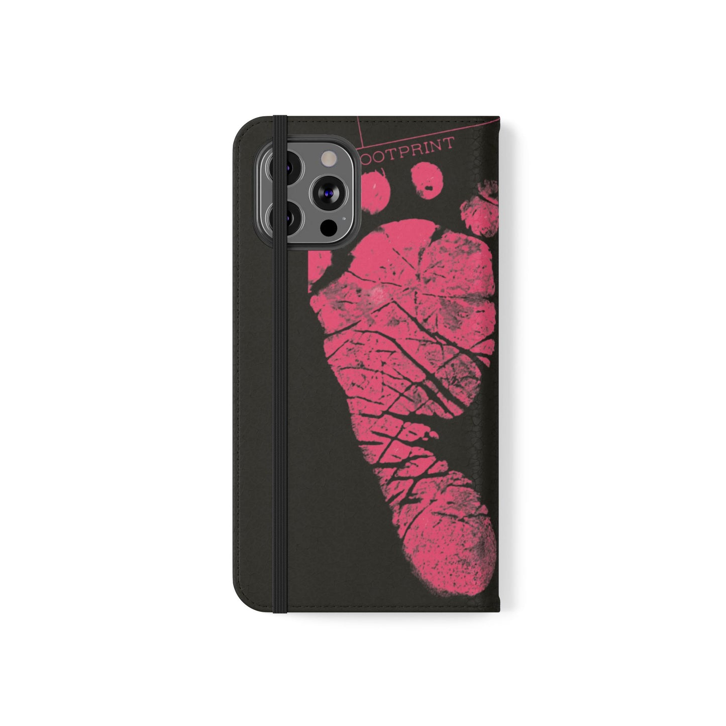 Flip Case – Mom’s Little Pink Footprints