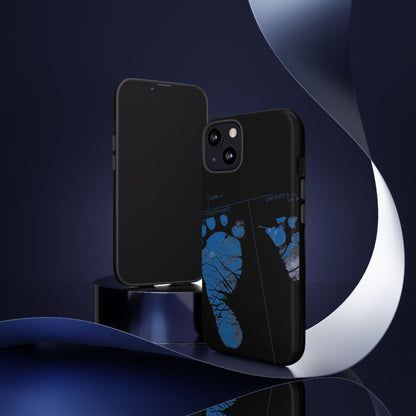 Protective Phone Case – Mom’s Little Blue Footprints