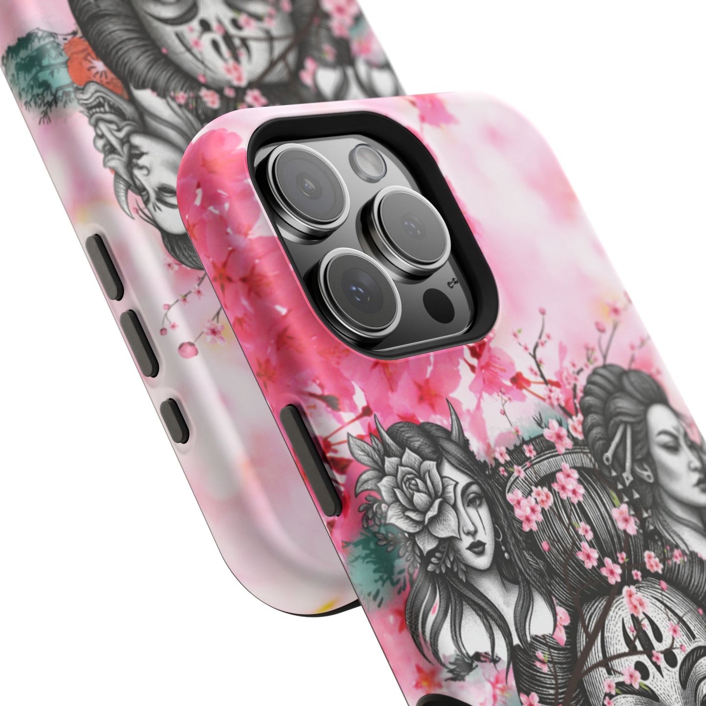 Wireless-Charging Compatible Case – Blossom & Thorn