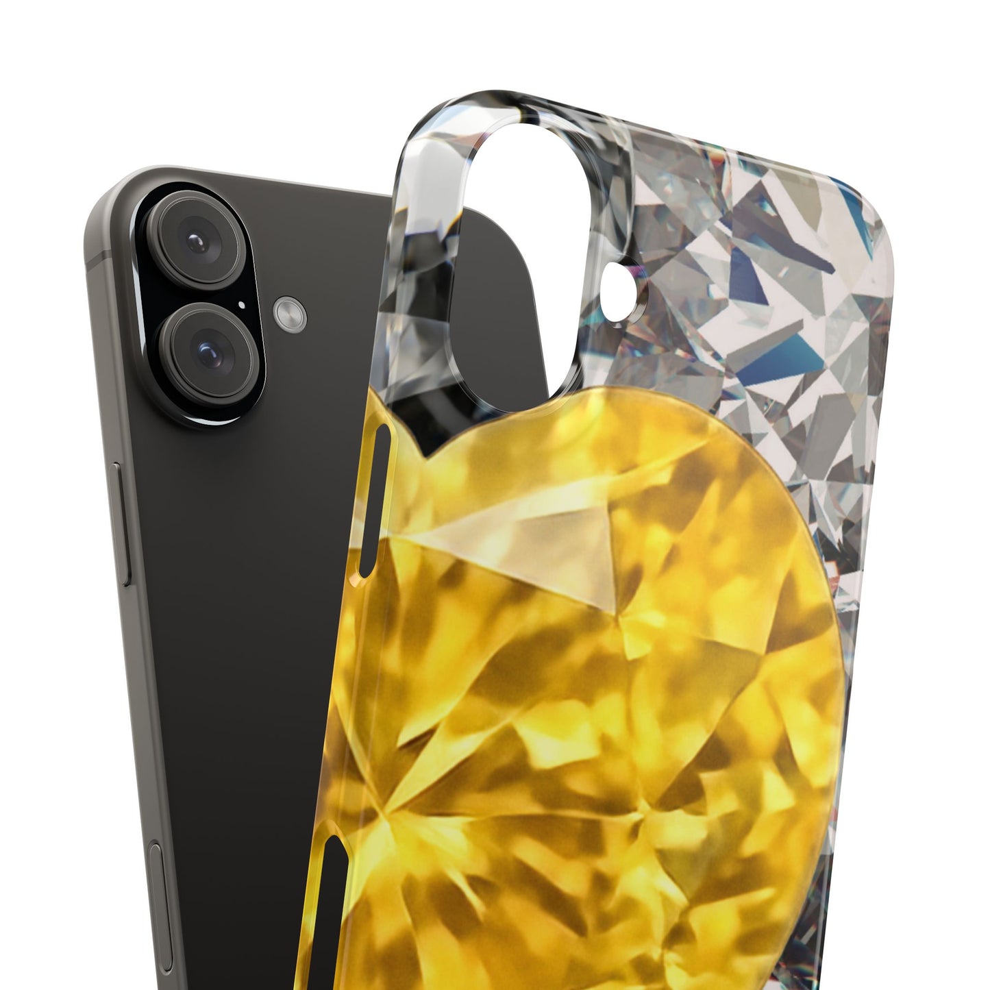 Snap Phone Case – Heart of Gold
