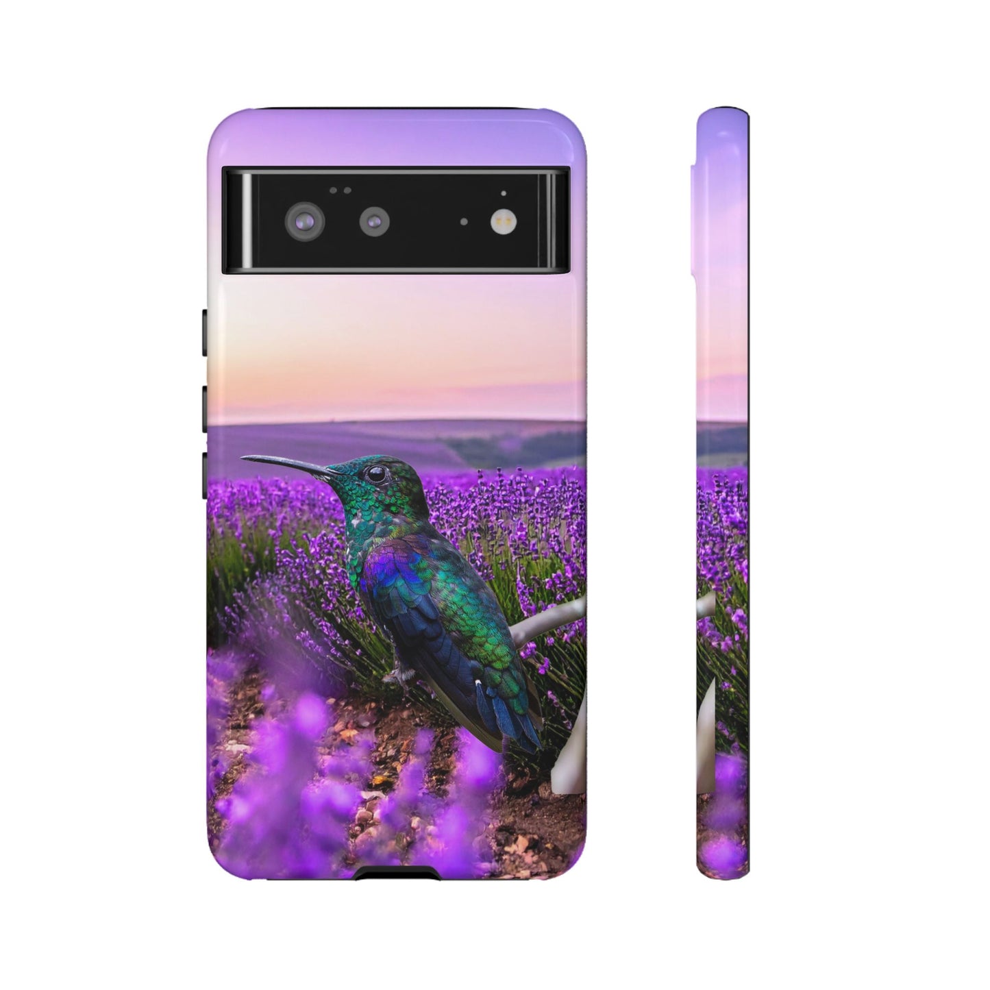 Protective Phone Case – Hummingbird Reverie
