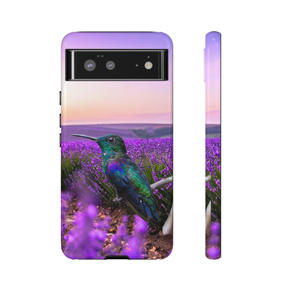 Protective Phone Case – Hummingbird Reverie