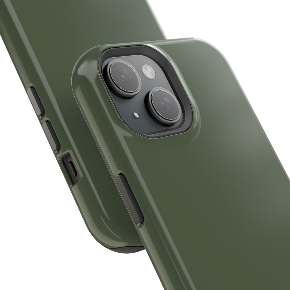Impact-Resistant Phone Case — Military Green Protective Shockproof Cover