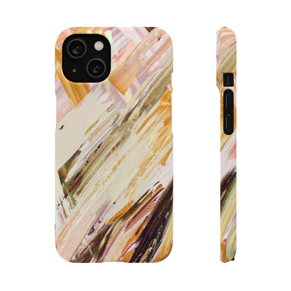 Snap Phone Case – Brush & Bronze