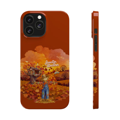 Slim Phone Case – Sweater Weather – Compatible with iPhone 11–17 Series