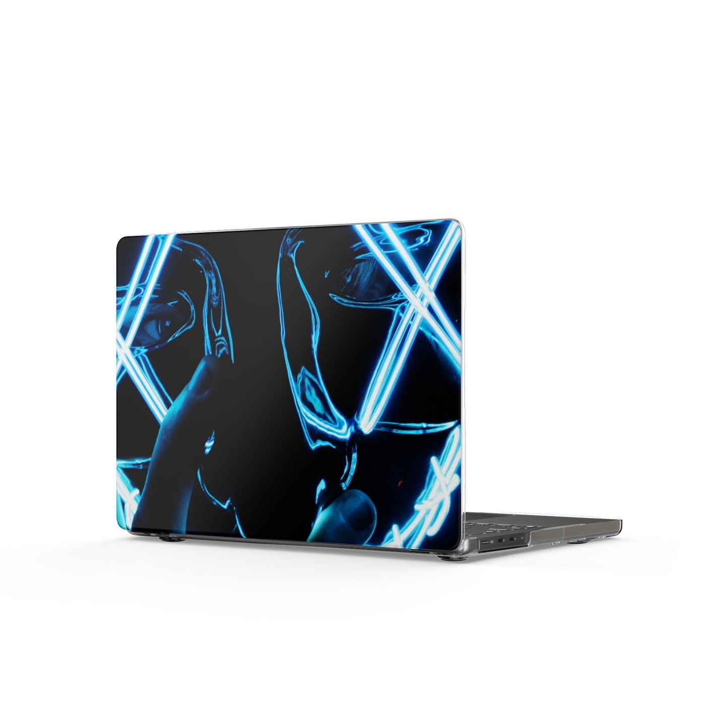 Clear Laptop Case – Neon Anarchy