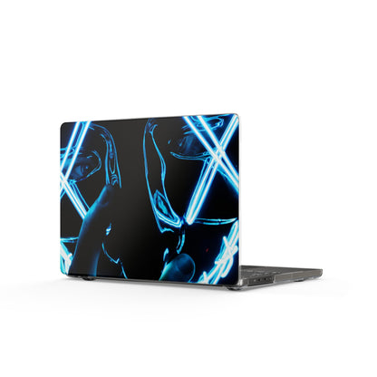 Clear Laptop Case – Neon Anarchy