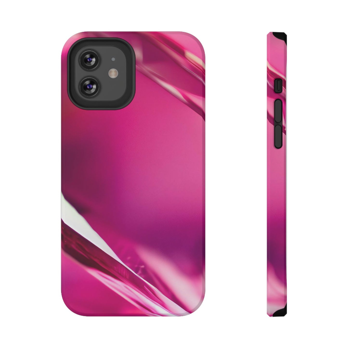 Impact-Resistant Phone Case – Magenta Motion